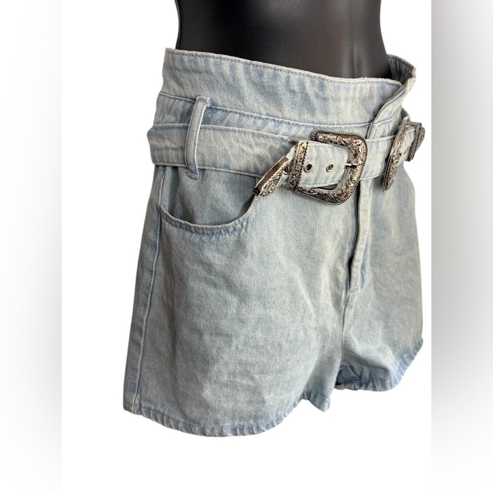 Anthropologie Altar'd State Shorts Country Belt
Size Large Blue Jeans Denim - Picture 3 of 7